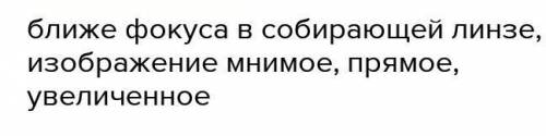 Формула собирающей линзы с мнимым изображением. A) + ​​​B) -​​C) - - ​​D) +