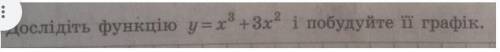 Исследуйте функцию и нарисуйте ее график  Y=x^3+3x^2