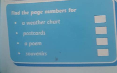 ПереводFind the page numbers fera weather chartpostcardsa poemsouvenirs​