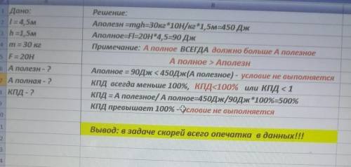 Упражнения 5.7 1. По наклонному длиной 4,5 м на высоту 1,5 м втянут ящик массой 30 кг. Сила трения я