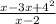 \frac{x { - 3x + 4}^{2} }{x - 2}