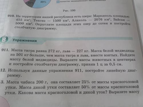 сделайте на тетради( Масса чибиса 200г она составляет 25% от массы красноголовой утки.Масса дикой ут