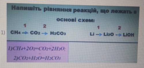 Напишіть рівняння реакцій, що лежать в основі схем:​