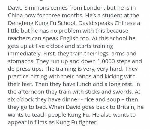 7. What languages does David know? ​