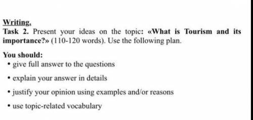 эссе англиском Что такое туризм и его значение?​