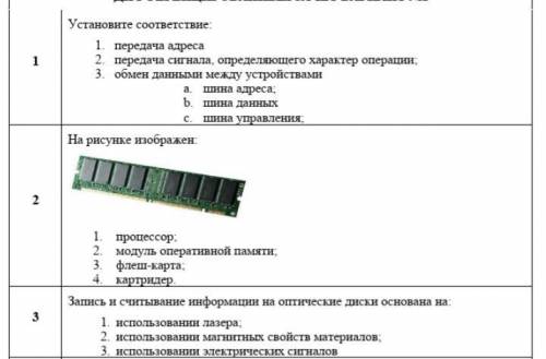 ответить на вопросы по информатике