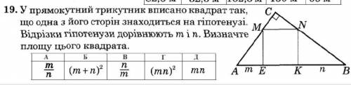 Номер 19. Найти площадь квадрата