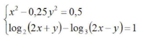 (10 класс решить достаточно простую систему уравнений