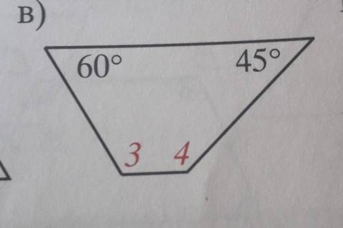 Найдите величины углов трапеции обозначенных цифрами​