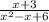 \frac{x + 3}{ {x }^{2} - x + 6 }