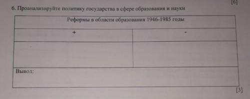 Проанализируйте политику в государственной сфере образования и науки реформы в области образования 1