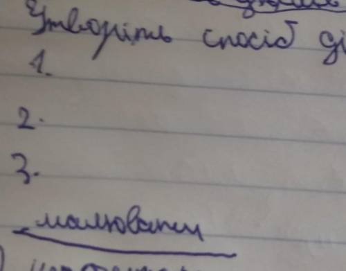 Утворіть іб дієслів малювати срлчнооолл допожіть​