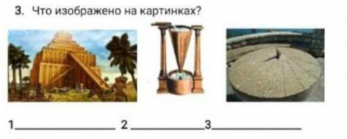 Что изображено на картинках?​