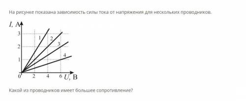 Какой из проводников имеет большее сопротивление?