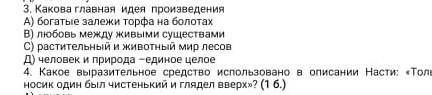 3.какова главная идея произведения?Кладовая солнце ​