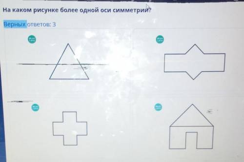 Из На каком рисунке более одной оси симметрии?Верных ответов: 3ЕтоД---LEТ!17:0814.05.2021до​