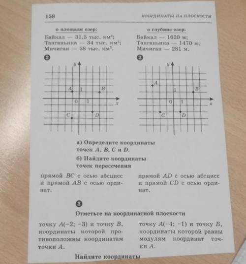 Координатная плоскость 1 вариант