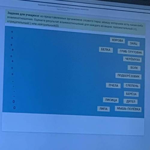 УМОЛЯЮ ! Задание: из представленных организмов сложите пары, между которыми есть какие-либо взаимоот