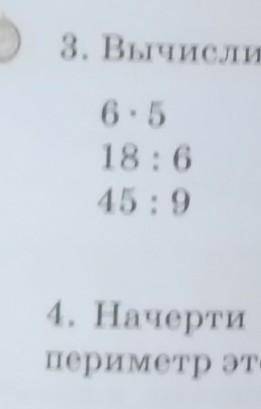 начертите прямоугольник со сторонами 6 см и 4 см.вычисли периметр этого прямоугольника. #4 2 класс м