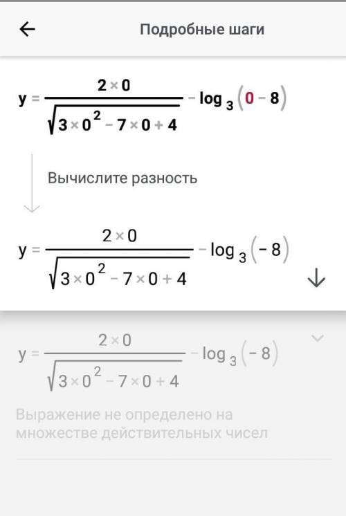 Найти область определения функции ( )​