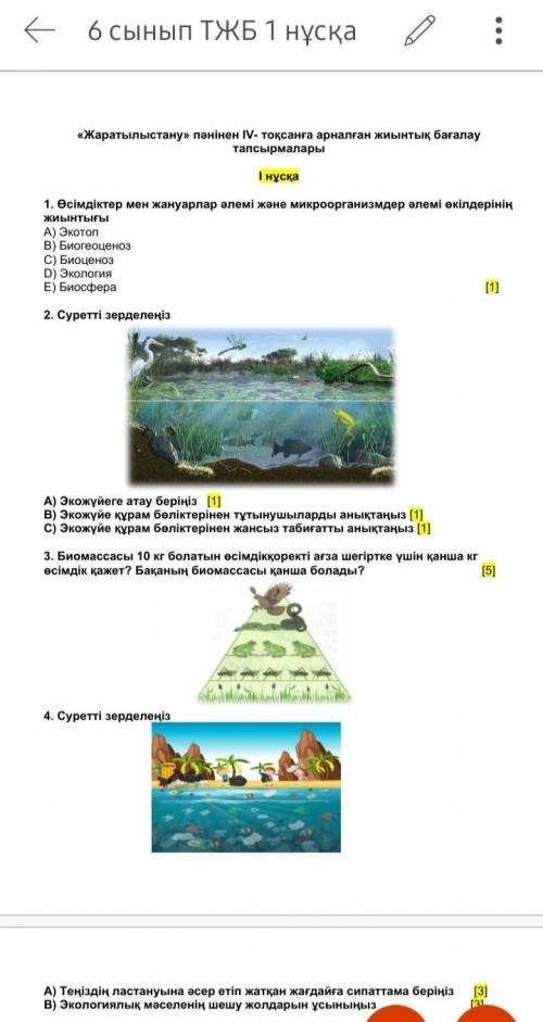 ⭕Язык обучения казахский⭕ ⭕6 класс⭕ ⭕Естествознание (жаратылыстану)⭕ И это СОЧ...