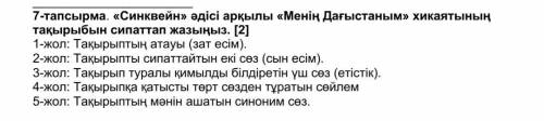 ТЕ КТО БУДУТ СПАМИТЬ КИНУ ЖАЛОБУ «Синквейн» әдісі арқылы «Менің Дағыстаным» хикаятының тақырыбын сип