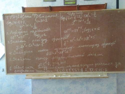 Второй вариант 2.Розвя'зати нерівінсть(решите неравность) 1)0,4^(x+3)>0,4^(1-x) 2)log1/3x<-2