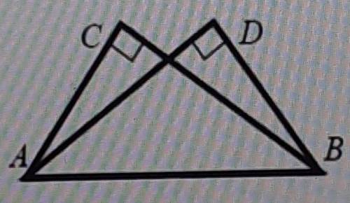 Дано: угол C=угол D=90°, угол ABD=55°,угол ABC=35°. Доказат:∆ACB=∆BDA​