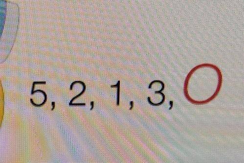 Найди зашифрованное слово 5, 2, 1, 3, О​