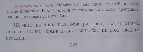 Объясните написание гласной в корне после шипящих в зависимости от того Какая гласная пропущена Запи