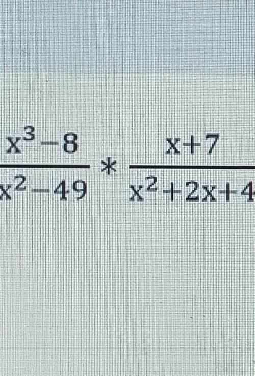 Х^3-8/х^2-49×х+7/х^2+2х+4=​