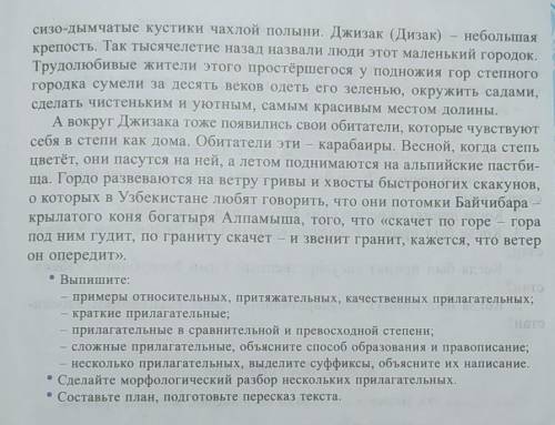 Дорога идёт по Джизакской степи к Самарканду. Пейзаж величав и суров. Слева виднеются темные горы, с