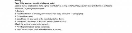 План не обязательно соблюдать главное чтобы эссе было по теме и минимум 100 слов. Если не знаете отв