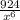 \frac{924}{x^{6} }