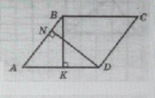 Знайдіть площу паралелограма ABCD, якщо AB = 6см, DN = 4см ! Только с разьяснением что откуда берем.