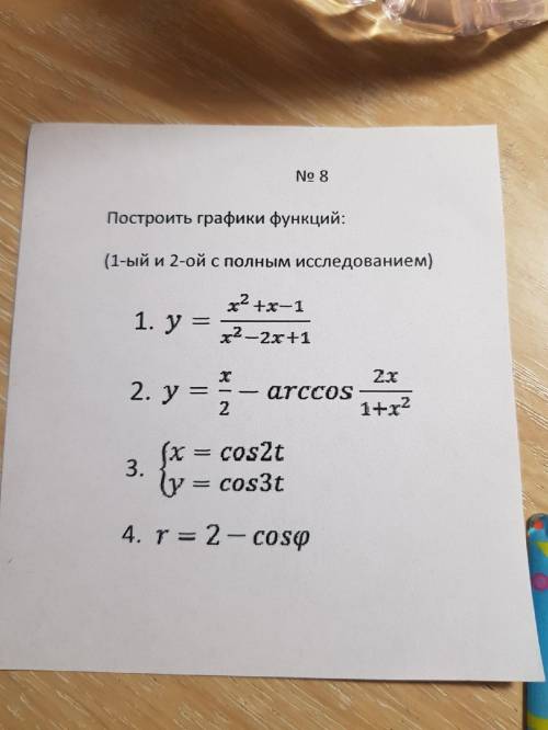 К 1 и 2 заданиям: 1. область определения 2. четность, нечестность, общий вид функции 3. непрерывност