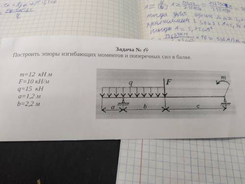 Нужно полное развернутое решение Тех мех