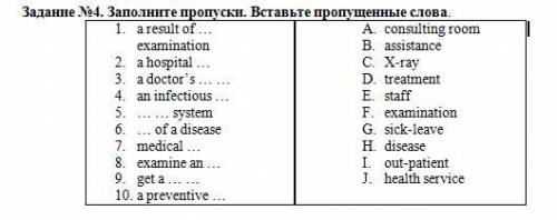 Заполните пропуски. Вставьте пропущенные слова.