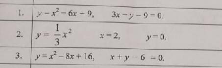 Вычислить площадь фигуры ограниченной линиями ( номер 2) У=1/3х² Х=2У=0