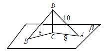 CD - перпендикуляр к плоскости β . AD и BD - наклонные к β . BC = 6, AD =10 , AC = 8. Найдите ∠DBC.