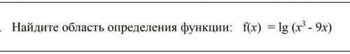 Найдите область определения функции​