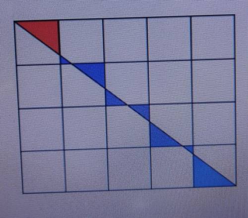 Из 20 одинаковых квадратов сложили прямоугольник 4 x 5. Из левого верхнего угла прямоугольника в его