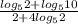 \frac{log_{5}2+log_{5}10 }{2+4log_{5}2 }