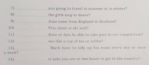 3.3.1. Complete the questions. 1) Were there many or few people in the hall? 2)you been to France or