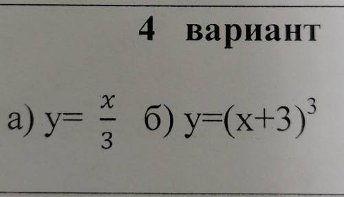 Преобразовать графики функции