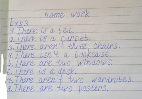 3 5.UE11 Fill in there is, there isn't, there are, there aren't to make the sentences true for you.