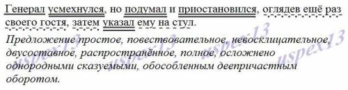 Генерал усмехнулся но подумал и приостановился оглядев ещё раз своего гостя затем указал ему на стул