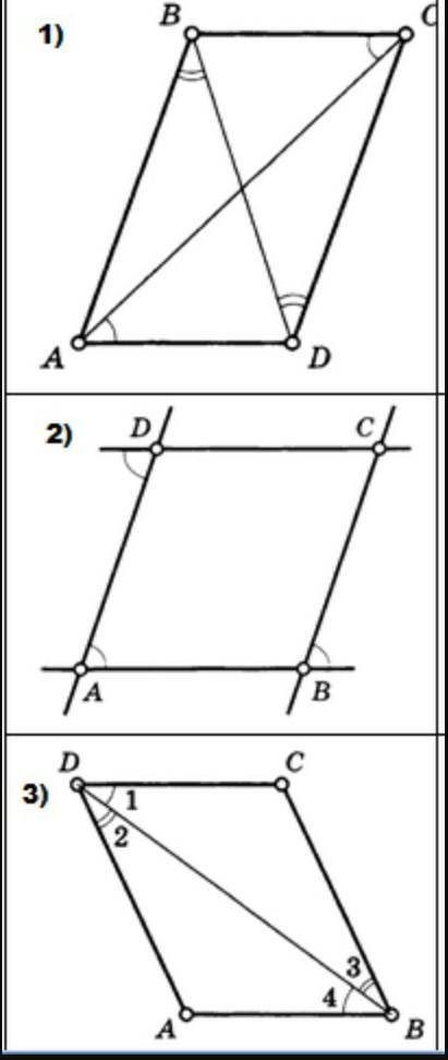 умоляю Чертеж, дано, доказать, доказательство). Дан четырехугольник, доказать, что он параллелограмм