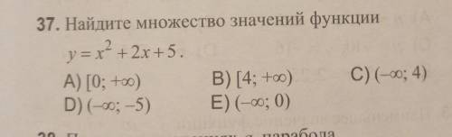 Как найти множество значений функции? объясните