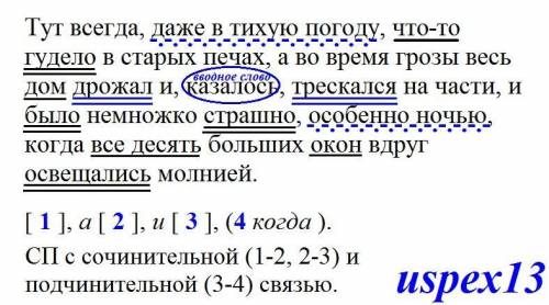 Тут всегда, даже в тихую погоду, что-то гудело в старых печах, а во время грозы весь дом дрожал и, к